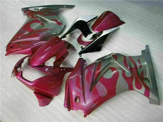 Custom 2008-2012 Purple Red Kawasaki EX250 Replacement Motorcycle Fairings Custom 2008-2012 Purple Red Kawasaki EX250 Replacement Motorcycle Fairings