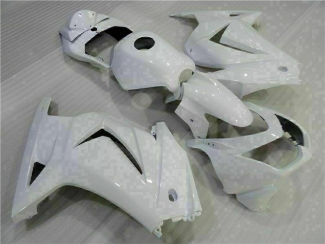 Aftermarket 2008-2012 White Kawasaki EX250 Motorcycle Replacement Fairings