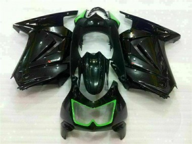 Aftermarket 2008-2012 Black Kawasaki EX250 Motorcyle Fairings