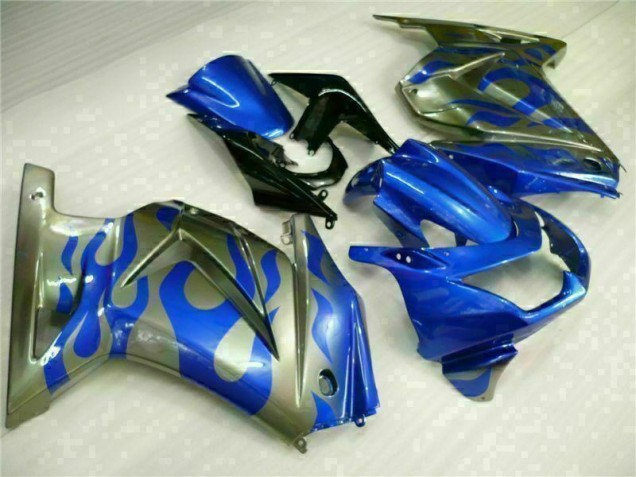 Custom 2008-2012 Blue Kawasaki EX250 Motor Fairings Custom 2008-2012 Blue Kawasaki EX250 Motor Fairings