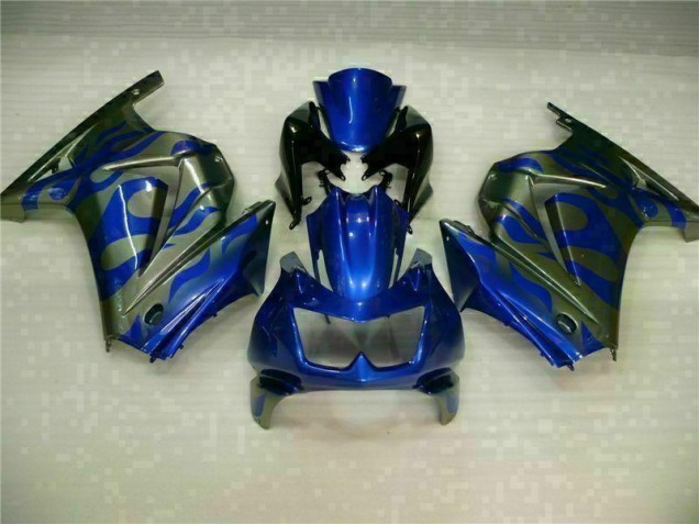 Custom 2008-2012 Blue Kawasaki EX250 Motor Fairings Custom 2008-2012 Blue Kawasaki EX250 Motor Fairings