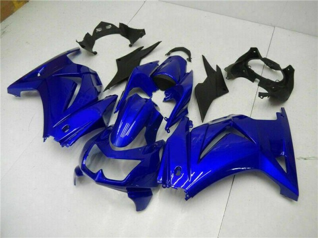 Custom 2008-2012 Glossy Blue Kawasaki EX250 Motorcycle Fairings Kit Custom 2008-2012 Glossy Blue Kawasaki EX250 Motorcycle Fairings Kit