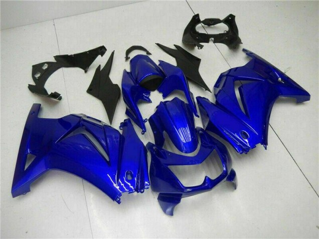 Custom 2008-2012 Glossy Blue Kawasaki EX250 Motorcycle Fairings Kit Custom 2008-2012 Glossy Blue Kawasaki EX250 Motorcycle Fairings Kit