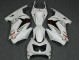 Aftermarket 2008-2012 White Red Kawasaki EX250 Motorcylce Fairings