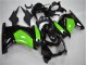 Aftermarket 2008-2012 Black Green Kawasaki EX250 Motorcycle Fairing