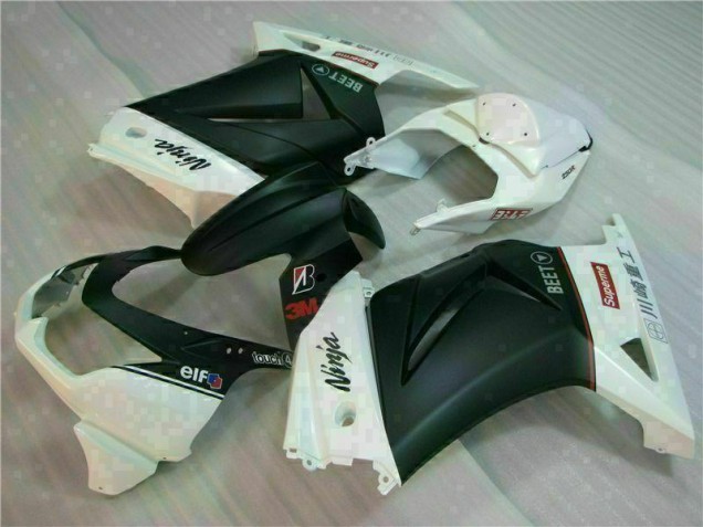 Custom 2008-2012 White Black Ninja 3M Kawasaki EX250 Motorcycle Fairings Custom 2008-2012 White Black Ninja 3M Kawasaki EX250 Motorcycle Fairings