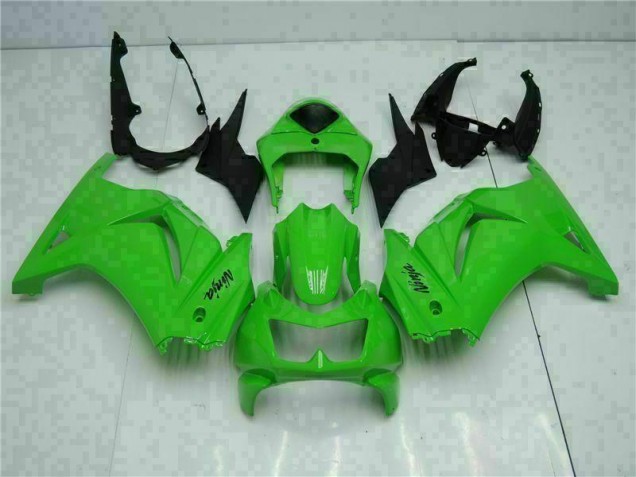 Custom 2008-2012 Green Black Ninja Kawasaki EX250 Motorcycle Fairing Kit Custom 2008-2012 Green Black Ninja Kawasaki EX250 Motorcycle Fairing Kit