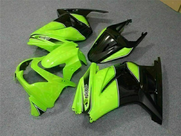 Custom 2008-2012 Green Black Ninja Kawasaki EX250 Motor Bike Fairings Custom 2008-2012 Green Black Ninja Kawasaki EX250 Motor Bike Fairings