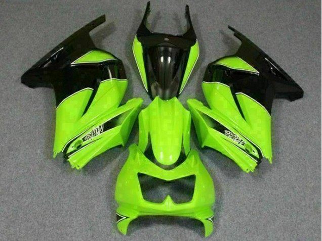 Custom 2008-2012 Green Black Ninja Kawasaki EX250 Motor Bike Fairings Custom 2008-2012 Green Black Ninja Kawasaki EX250 Motor Bike Fairings