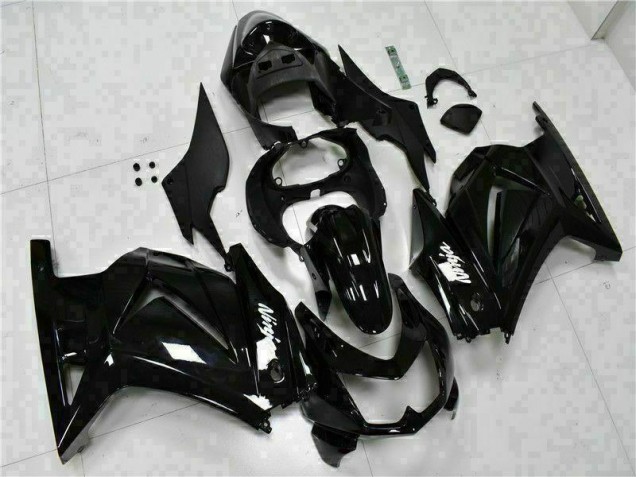 Custom 2008-2012 Black Ninja Kawasaki EX250 Bike Fairing Kit Custom 2008-2012 Black Ninja Kawasaki EX250 Bike Fairing Kit