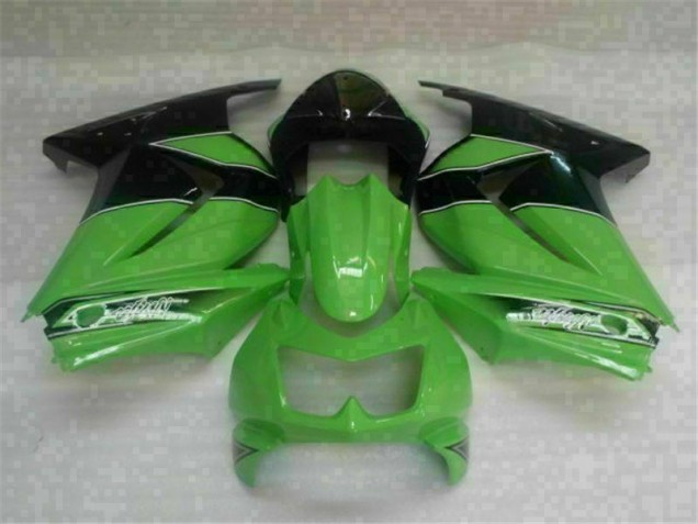 Custom 2008-2012 Green Black Kawasaki EX250 Motorbike Fairing Kits Custom 2008-2012 Green Black Kawasaki EX250 Motorbike Fairing Kits