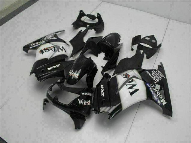 Custom 2008-2012 Black West Kawasaki EX250 Motorcycle Fairings Kits Custom 2008-2012 Black West Kawasaki EX250 Motorcycle Fairings Kits