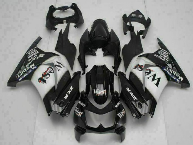 Custom 2008-2012 Black West Kawasaki EX250 Motorcycle Fairings Kits Custom 2008-2012 Black West Kawasaki EX250 Motorcycle Fairings Kits