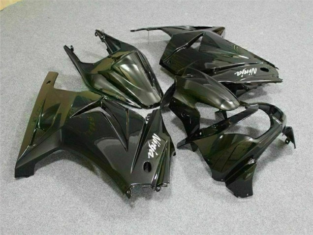 Custom 2008-2012 Black Kawasaki EX250 Motorcyle Fairings & Bodywork Custom 2008-2012 Black Kawasaki EX250 Motorcyle Fairings & Bodywork