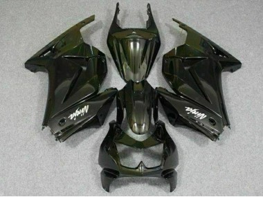 Custom 2008-2012 Black Kawasaki EX250 Motorcyle Fairings & Bodywork