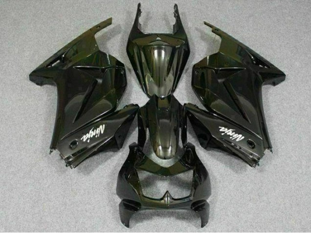 Custom 2008-2012 Black Kawasaki EX250 Motorcyle Fairings & Bodywork Custom 2008-2012 Black Kawasaki EX250 Motorcyle Fairings & Bodywork
