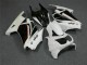 Custom 2008-2012 White Black Ninja Kawasaki EX250 Replacement Fairings Custom 2008-2012 White Black Ninja Kawasaki EX250 Replacement Fairings