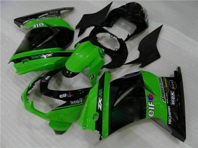 Custom 2008-2012 Black Green Kawasaki EX250 Motorcylce Fairings Custom 2008-2012 Black Green Kawasaki EX250 Motorcylce Fairings