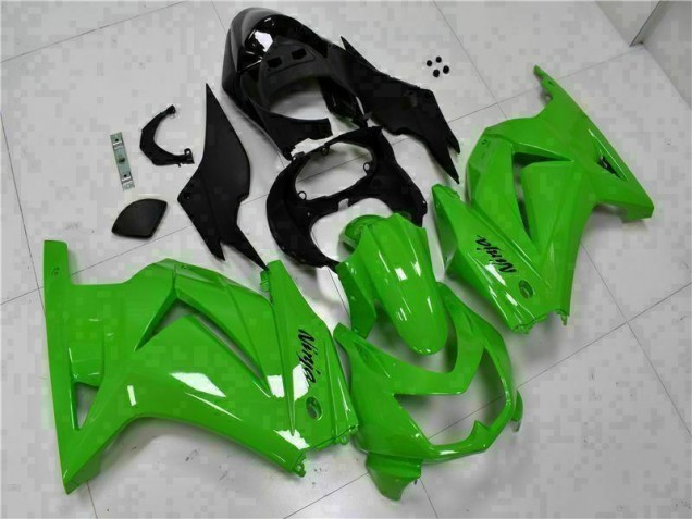Custom 2008-2012 Green Black Ninja Kawasaki EX250 Motorcycle Fairing Kits Custom 2008-2012 Green Black Ninja Kawasaki EX250 Motorcycle Fairing Kits