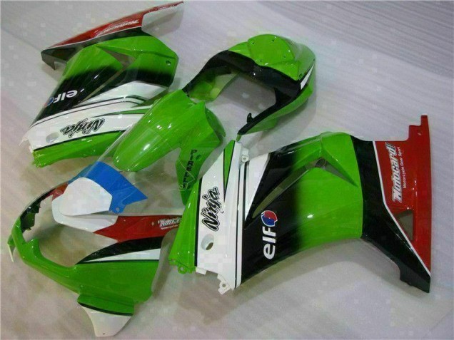 Custom 2008-2012 White Green Black Ninja Kawasaki EX250 Motorbike Fairing Custom 2008-2012 White Green Black Ninja Kawasaki EX250 Motorbike Fairing