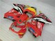 Custom 2008-2012 Red Yellow Kawasaki EX250 Motorcycle Fairing Kit