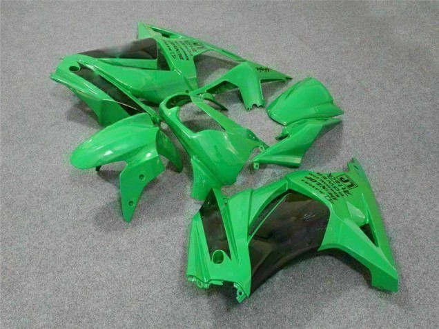 Custom 2008-2012 Green Kawasaki EX250 Bike Fairings