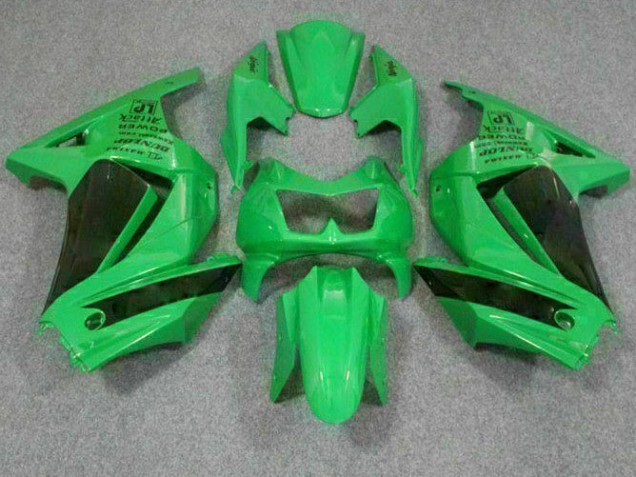 Custom 2008-2012 Green Kawasaki EX250 Bike Fairings