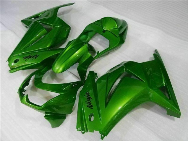 Custom 2008-2012 Green Ninja Kawasaki EX250 Motor Bike Fairings Custom 2008-2012 Green Ninja Kawasaki EX250 Motor Bike Fairings