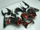 Custom 2008-2012 Black Kawasaki EX250 Bike Fairing Kit