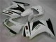 Custom 2008-2012 White Black Kawasaki EX250 Motorcycle Bodywork Custom 2008-2012 White Black Kawasaki EX250 Motorcycle Bodywork