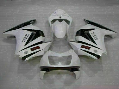 Aftermarket 2008-2012 White Black Kawasaki EX250 Motorcycle Bodywork