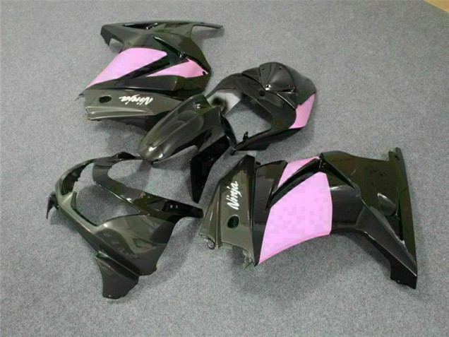 Custom 2008-2012 Black Pink Ninja Kawasaki EX250 Motorcycle Replacement Fairings Custom 2008-2012 Black Pink Ninja Kawasaki EX250 Motorcycle Replacement Fairings