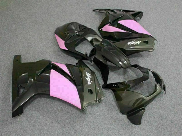Custom 2008-2012 Black Pink Ninja Kawasaki EX250 Motorcycle Replacement Fairings Custom 2008-2012 Black Pink Ninja Kawasaki EX250 Motorcycle Replacement Fairings
