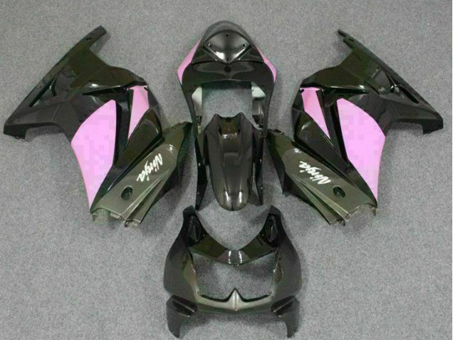 Custom 2008-2012 Black Pink Ninja Kawasaki EX250 Motorcycle Replacement Fairings Custom 2008-2012 Black Pink Ninja Kawasaki EX250 Motorcycle Replacement Fairings