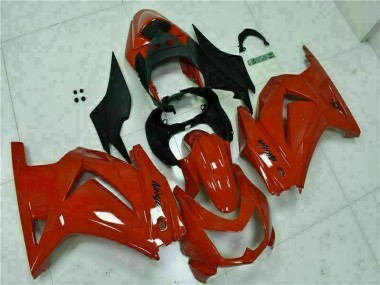 Custom 2008-2012 Red Black Ninja Kawasaki EX250 Motor Fairings