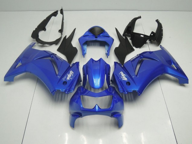 Aftermarket 2008-2012 Blue Kawasaki ZX250R Motorcylce Fairings