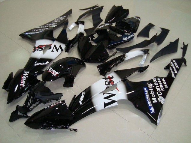 Custom 2008-2016 Black West Yamaha YZF R6 Motorbike Fairing Kits Custom 2008-2016 Black West Yamaha YZF R6 Motorbike Fairing Kits