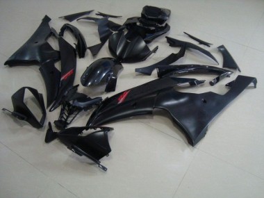 Custom 2008-2016 Matte Black Glossy Black Yamaha YZF R6 Motorcycle Fairings Kit