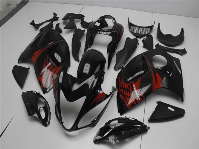 Custom 2008-2019 Black Red Suzuki GSXR 1300 Hayabusa Motor Bike Fairings Custom 2008-2019 Black Red Suzuki GSXR 1300 Hayabusa Motor Bike Fairings