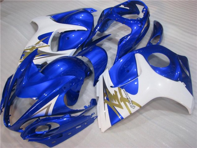 Custom 2008-2019 Blue White Suzuki GSXR 1300 Hayabusa Motorcyle Fairings Custom 2008-2019 Blue White Suzuki GSXR 1300 Hayabusa Motorcyle Fairings