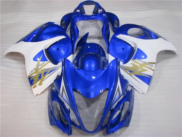 Custom 2008-2019 Blue White Suzuki GSXR 1300 Hayabusa Motorcyle Fairings Custom 2008-2019 Blue White Suzuki GSXR 1300 Hayabusa Motorcyle Fairings