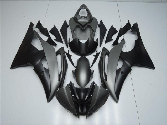 Custom 2008-2016 Grey Black Yamaha YZF R6 Motor Bike Fairings Custom 2008-2016 Grey Black Yamaha YZF R6 Motor Bike Fairings