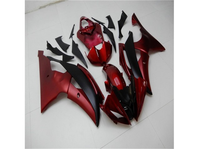 Custom 2008-2016 Red Black Yamaha YZF R6 Bike Fairing Kit Custom 2008-2016 Red Black Yamaha YZF R6 Bike Fairing Kit