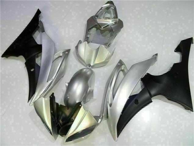 Custom 2008-2016 Silver Black Yamaha YZF R6 Motor Fairings Custom 2008-2016 Silver Black Yamaha YZF R6 Motor Fairings