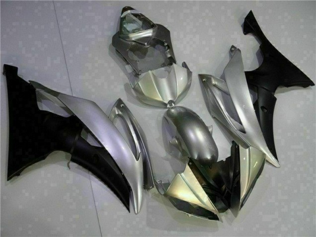 Custom 2008-2016 Silver Black Yamaha YZF R6 Motor Fairings Custom 2008-2016 Silver Black Yamaha YZF R6 Motor Fairings