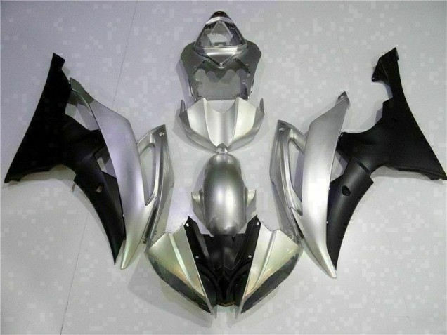 Custom 2008-2016 Silver Black Yamaha YZF R6 Motor Fairings Custom 2008-2016 Silver Black Yamaha YZF R6 Motor Fairings