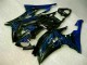 Custom 2008-2016 Blue Flame Black Yamaha YZF R6 Motorcylce Fairings Custom 2008-2016 Blue Flame Black Yamaha YZF R6 Motorcylce Fairings
