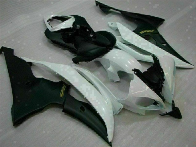 Custom 2008-2016 White Black Yamaha YZF R6 Motorcycle Fairings & Bodywork Custom 2008-2016 White Black Yamaha YZF R6 Motorcycle Fairings & Bodywork