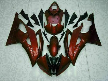 Custom 2008-2016 Red Yamaha YZF R6 Motorcycle Fairing