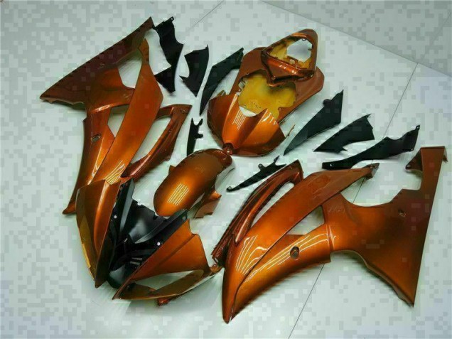 Custom 2008-2016 Orange Yamaha YZF R6 Bike Fairings Custom 2008-2016 Orange Yamaha YZF R6 Bike Fairings